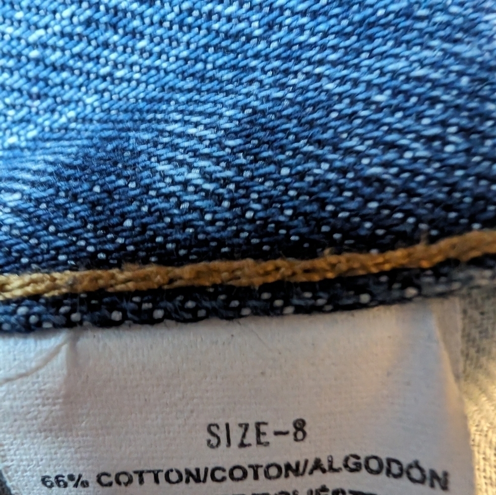 Tommy Hilfiger Cropped Midrise Jeans Misses SZ 8 - Picture 7 of 11